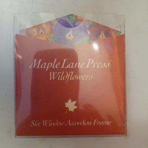 Maple Lane Press Wildflowers Six Window Accordion Frame